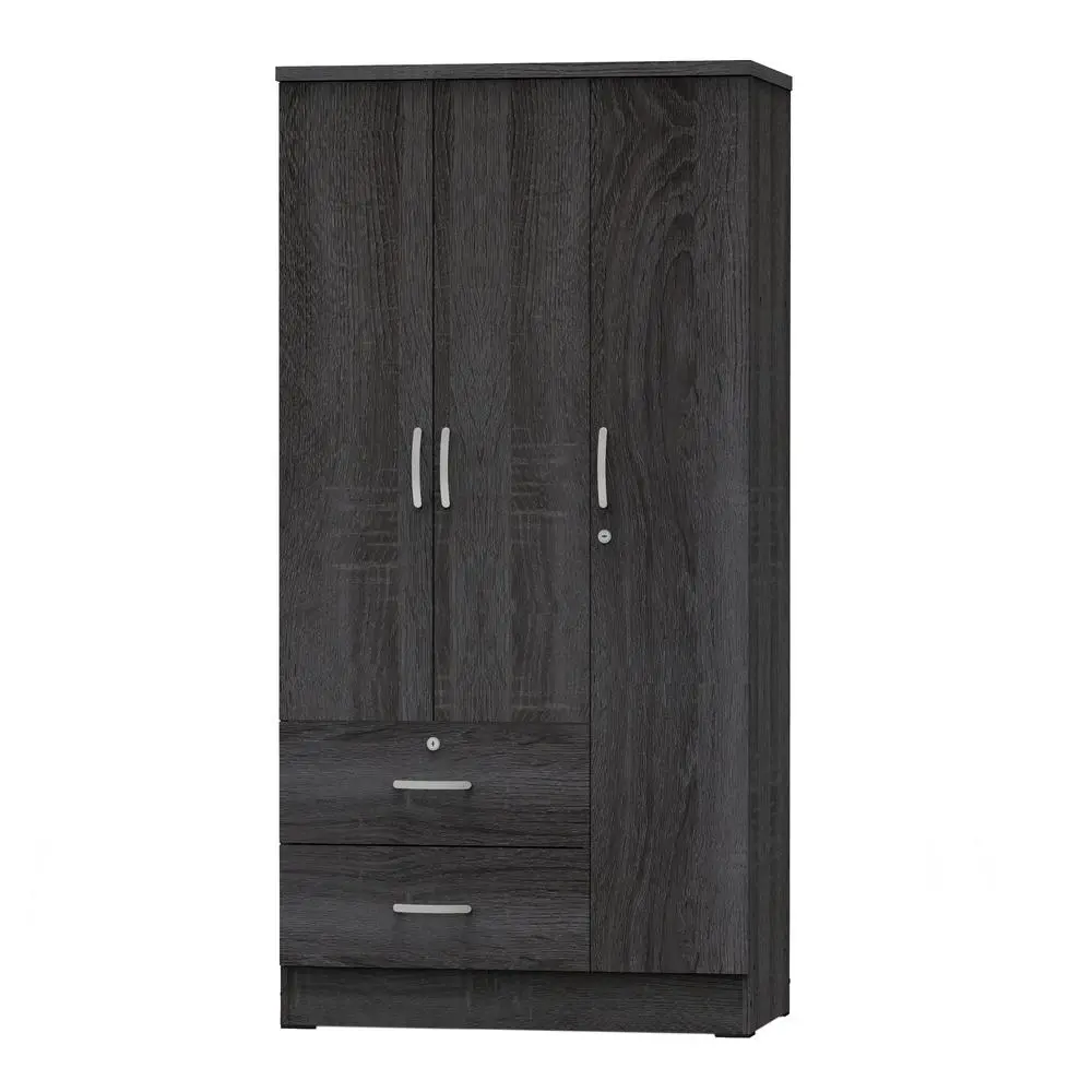 Better Home Products Symphony Wardrobe Armoire Closet with Two Drawers ...